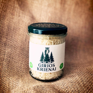 Girios krienai - šiaudeliais tarkuoti krienai