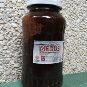 Ypatingai tamsus lipčiaus medus 700 g