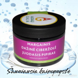 Kapsulės su margainiu, dažine ciberžole ir juoduoju pipiru 60 kapsulių