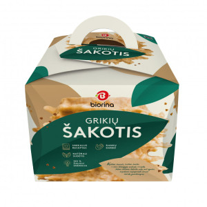 Grikių miltų šakotis (su sviestu) dėžutėje 750-800 g