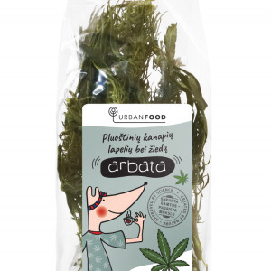 PLUOŠTINIŲ KANAPIŲ LAPELIŲ BEI ŽIEDŲ ARBATA, 20 G