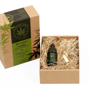 Ramybės magija: kanapių žiedų ekstraktas (aliejus) 10 ml