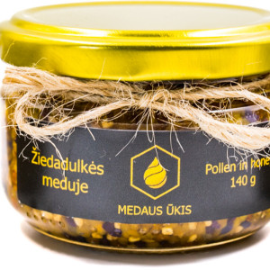 Žiedadulkės meduje 140 g