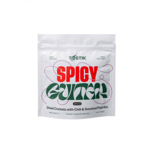Džiovinti svirpliai (čili pipirais ir rūkyta paprika)