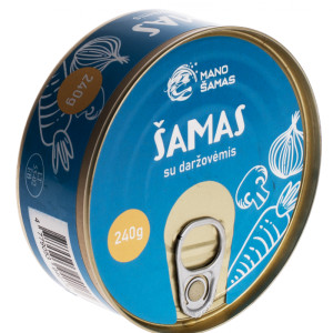 Šamo konservai su daržovėmis