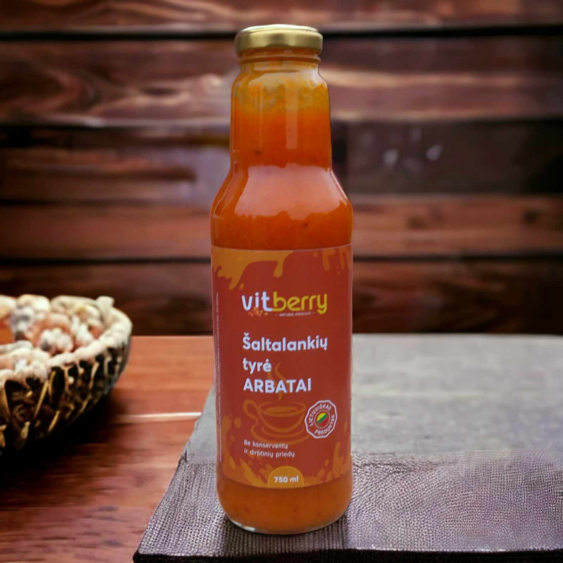 Šaltalankių tyrė arbatai 750 ml