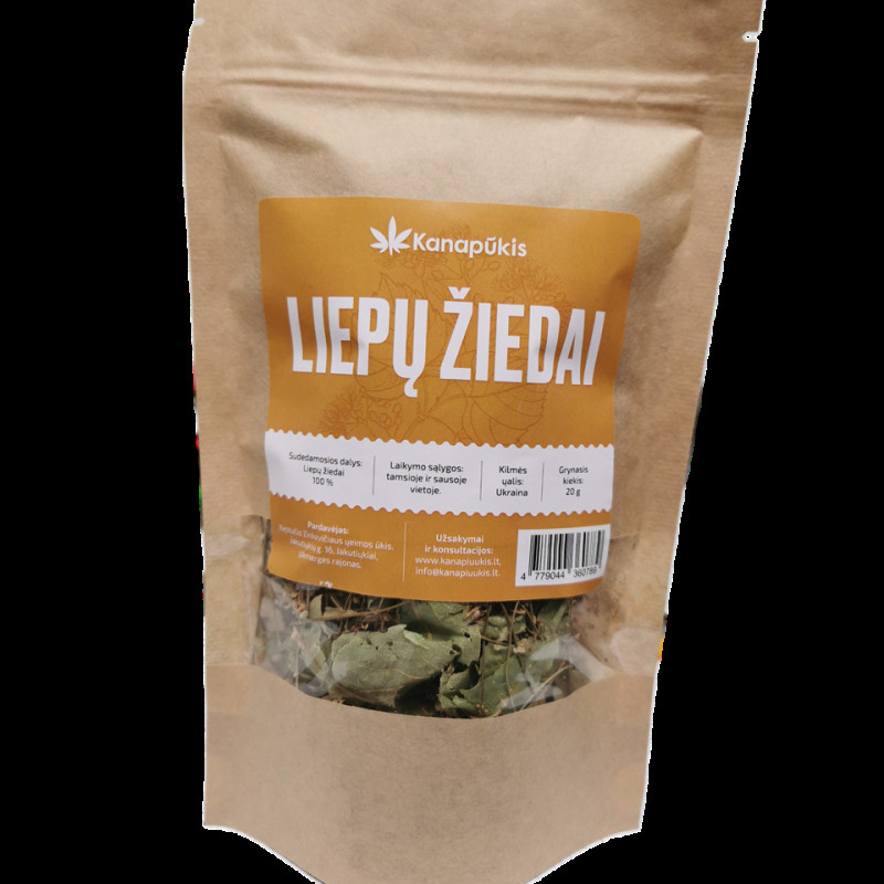 Kanapūkis Liepų žiedų arbata 20 g