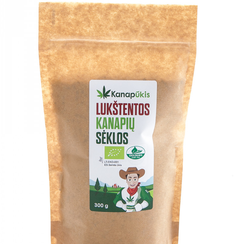 Lukštentos kanapių sėklos 300 g