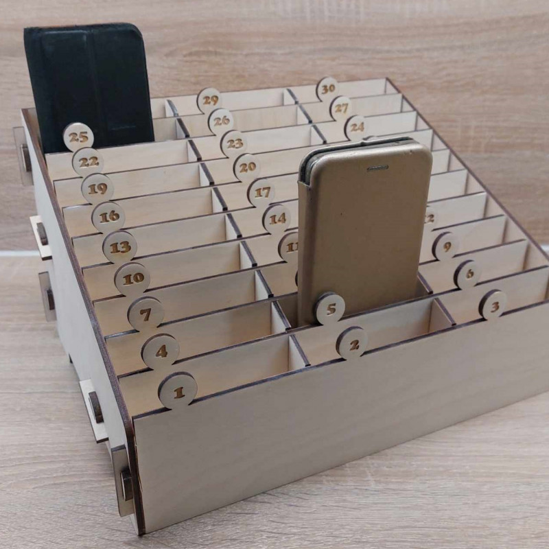 Telefono dėžutė 30 sk su numeracija