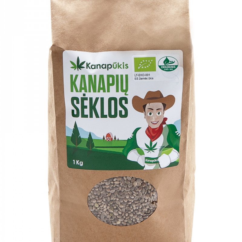 Kanapių sėklos 1 kg