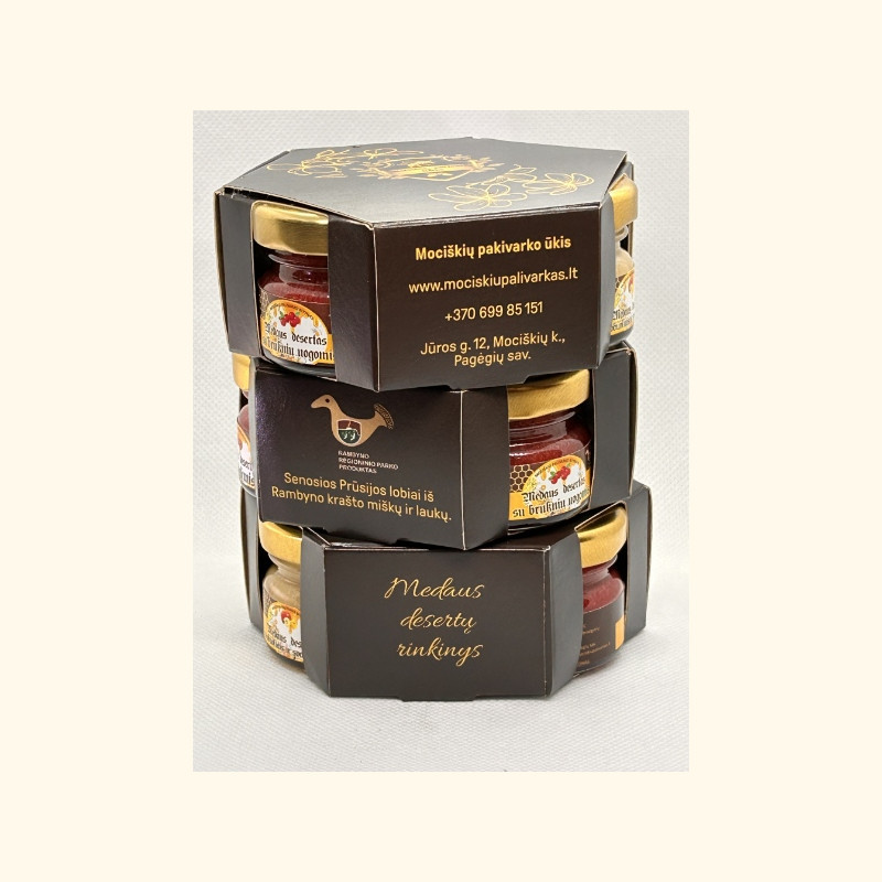 Medaus desertų rinkinys 3x35 g