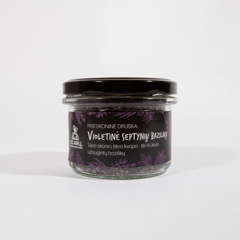 PRIESKONINĖ DRUSKA „VIOLETINĖ SEPTYNIŲ BAZILIKŲ”