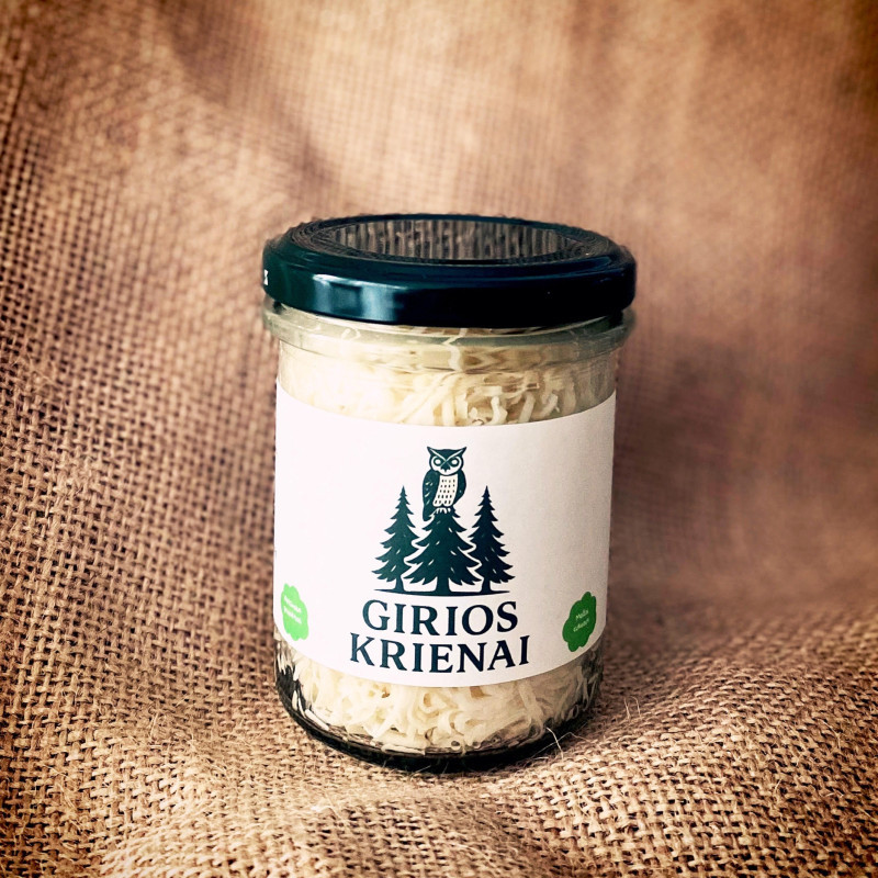Girios krienai - šiaudeliais tarkuoti krienai