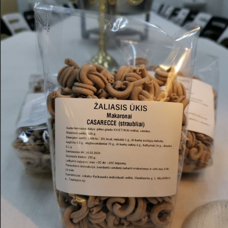 Pino grūdo makaronai „Casarecce” 250 g