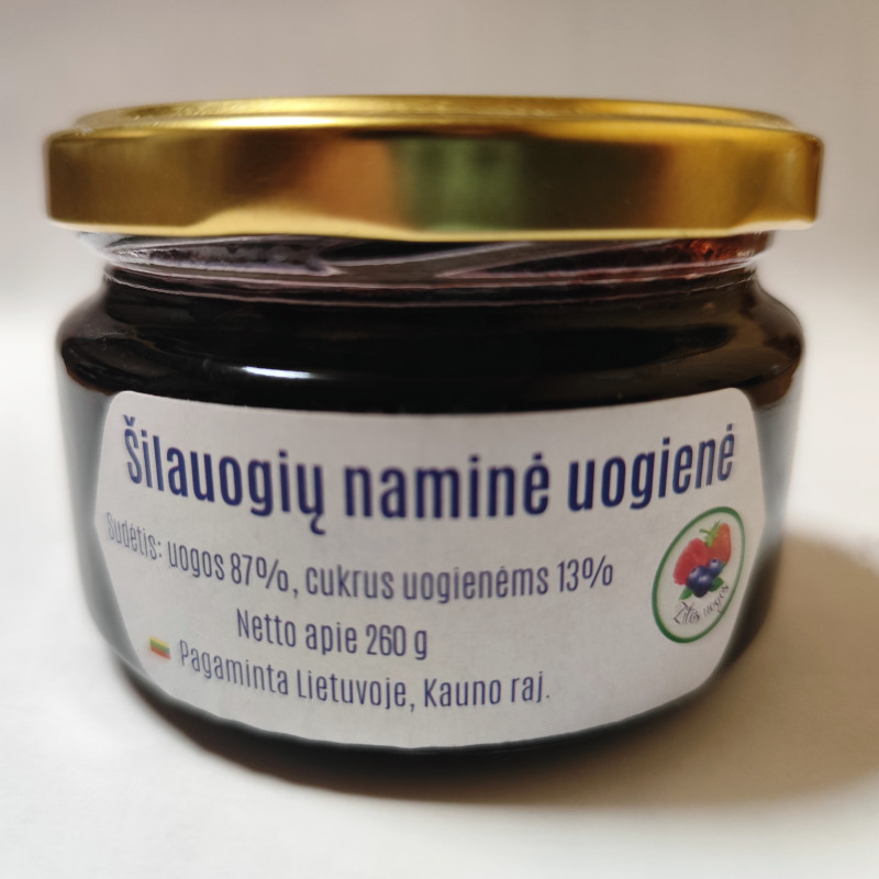 Naminė šilauogių uogienė 260 ml