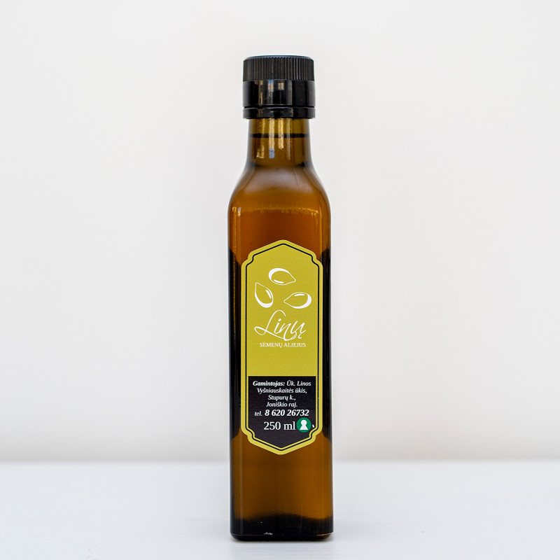 Linų sėmenų aliejus 250 ml