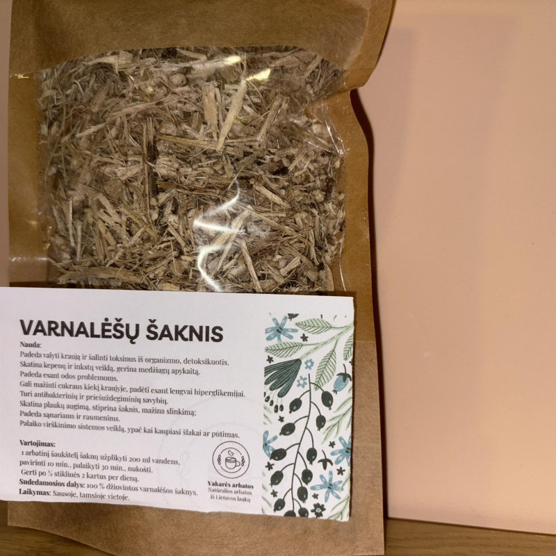 VARNALĖŠŲ ŠAKNIS – organizmo šluota iš gamtos