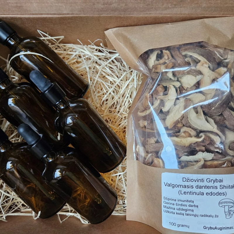 Shiitake tinktūros gamybos komplektas