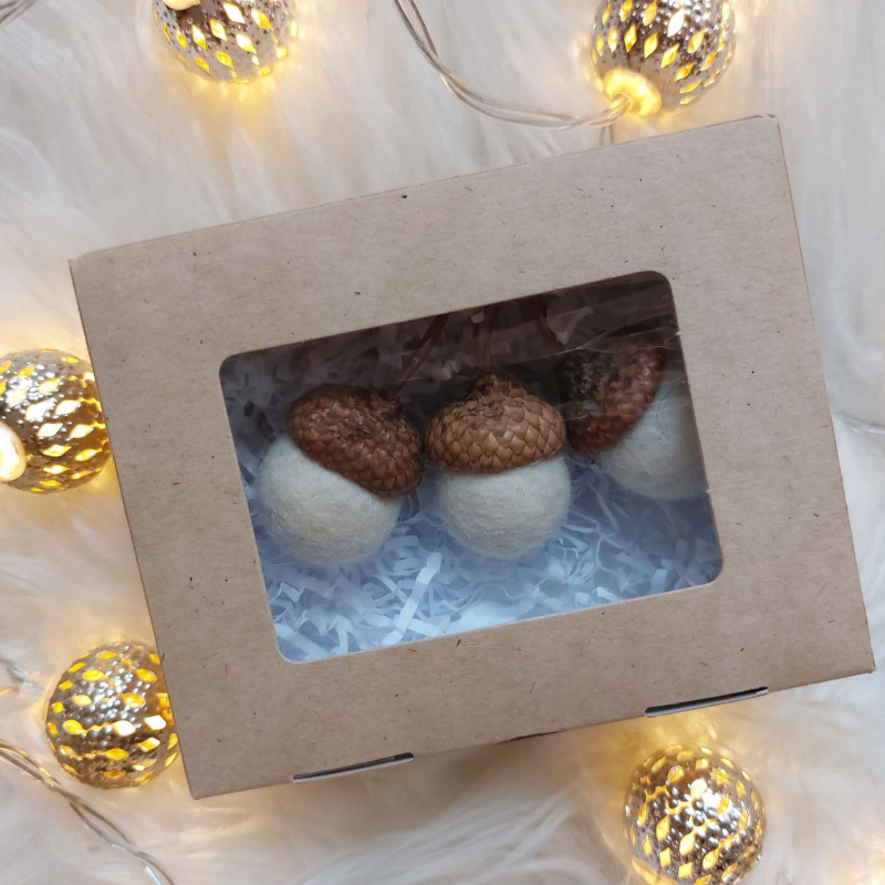 Eglutės žaisliukai ”Gilės”