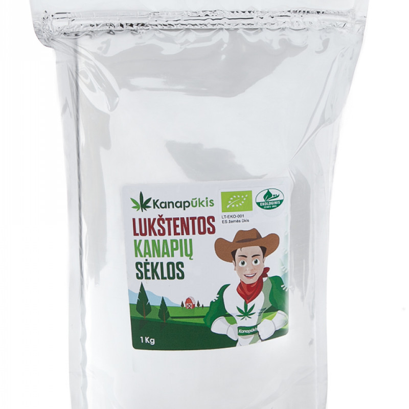 Lukštentos kanapių sėklos 1 kg