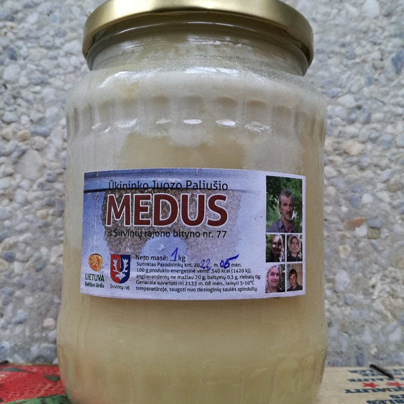 Pupų medus (Iškoptas 2022 m. gegužės mėn.)