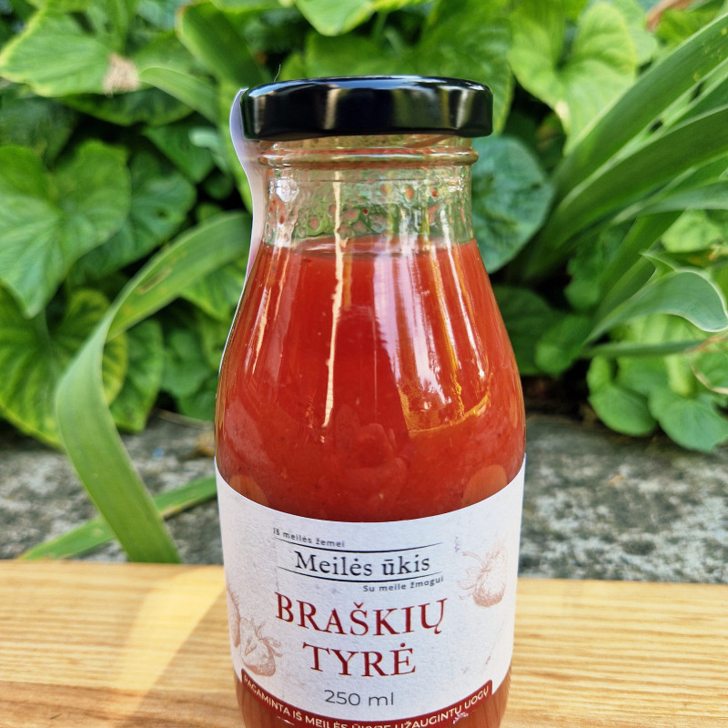 Braškių tyrė, 250 ml