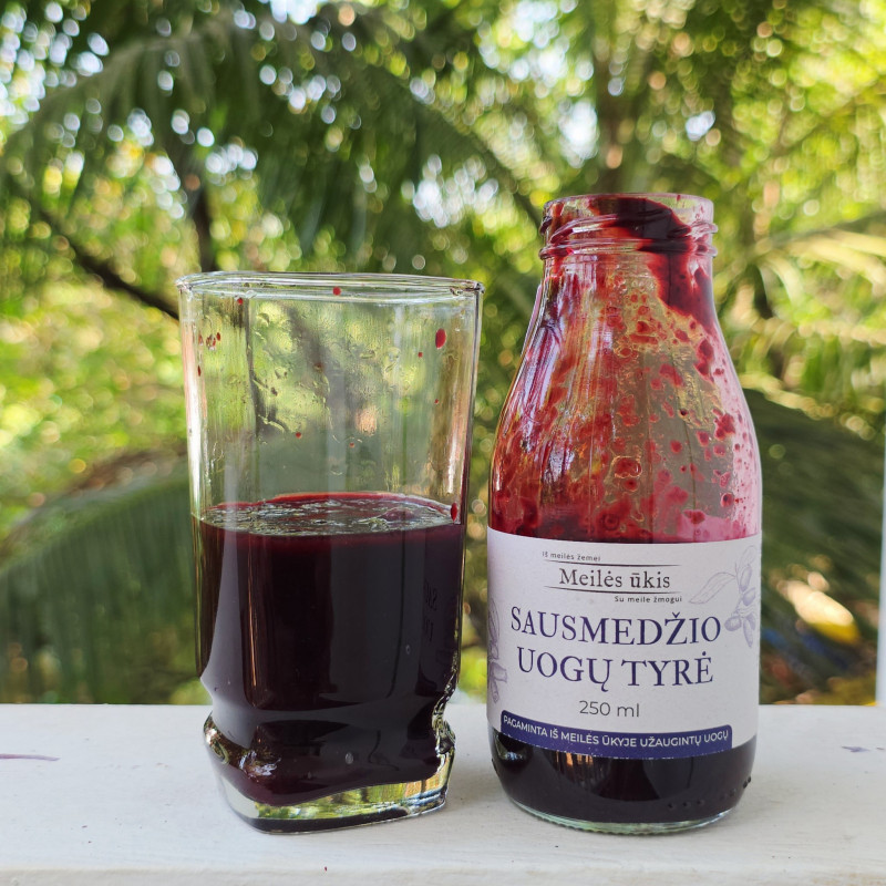 Sausmedžio uogų tyrė, 250 ml