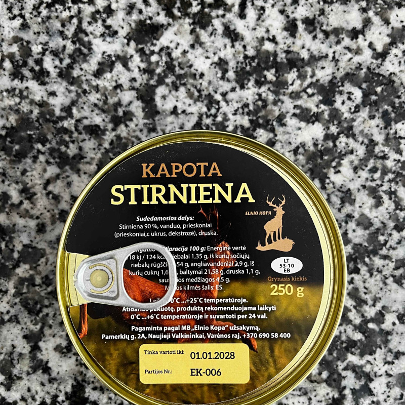 Stirnienos konservas