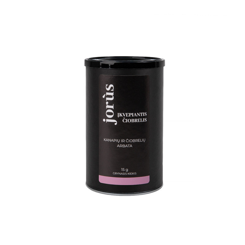 Kanapių ir čiobrelių arbata „Įkvepiantis čiobrelis“, 15 g