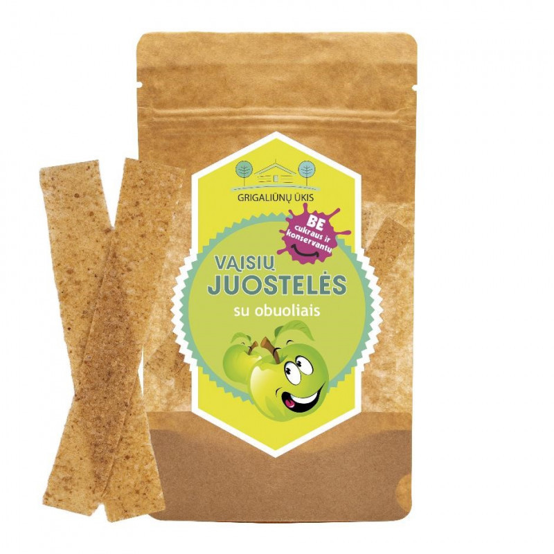 Obuolių juostelės