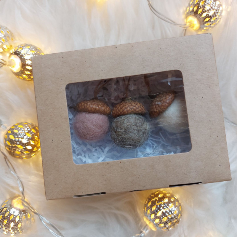 Eglutės žaisliukai ”Gilės”