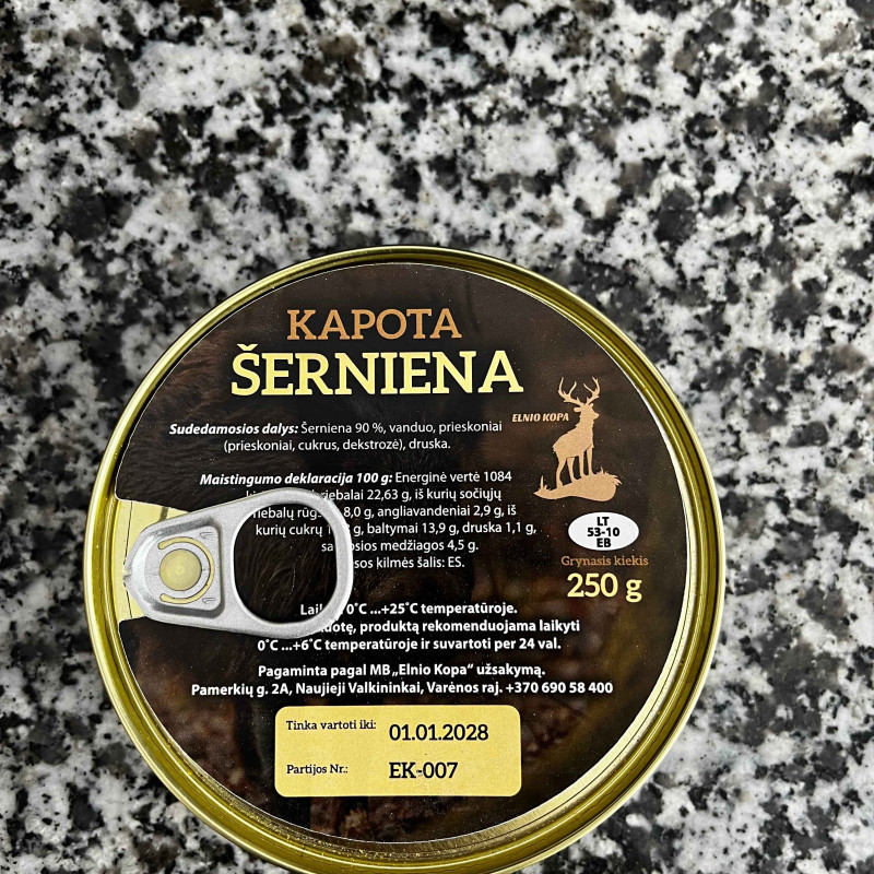 Šernienos konservas