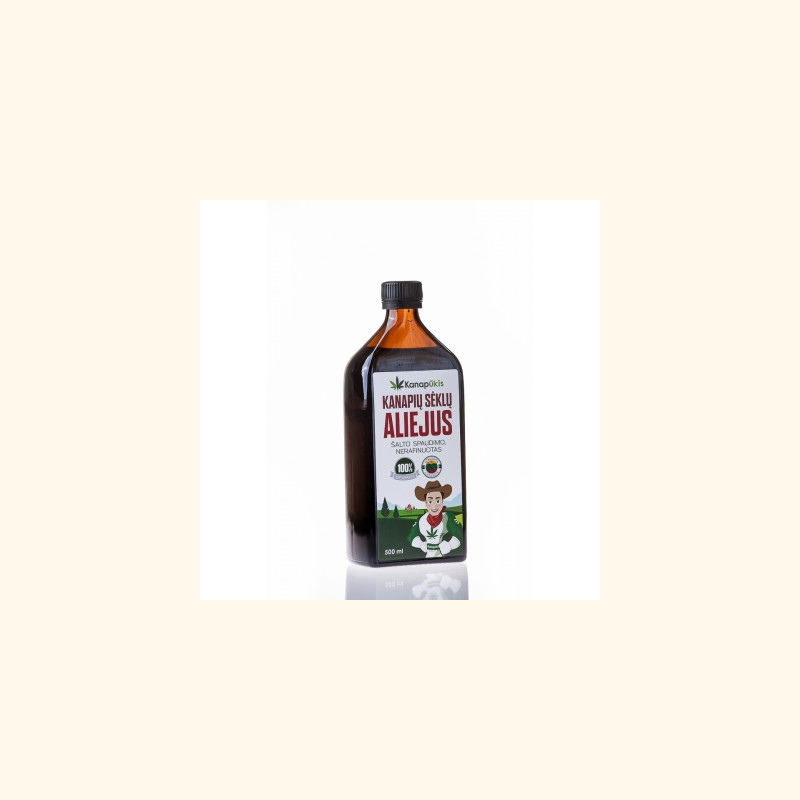 Kanapių sėklų aliejus 500 ml