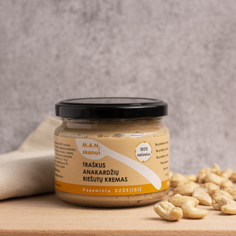 Traškus anakardžių riešutų kremas 300 g
