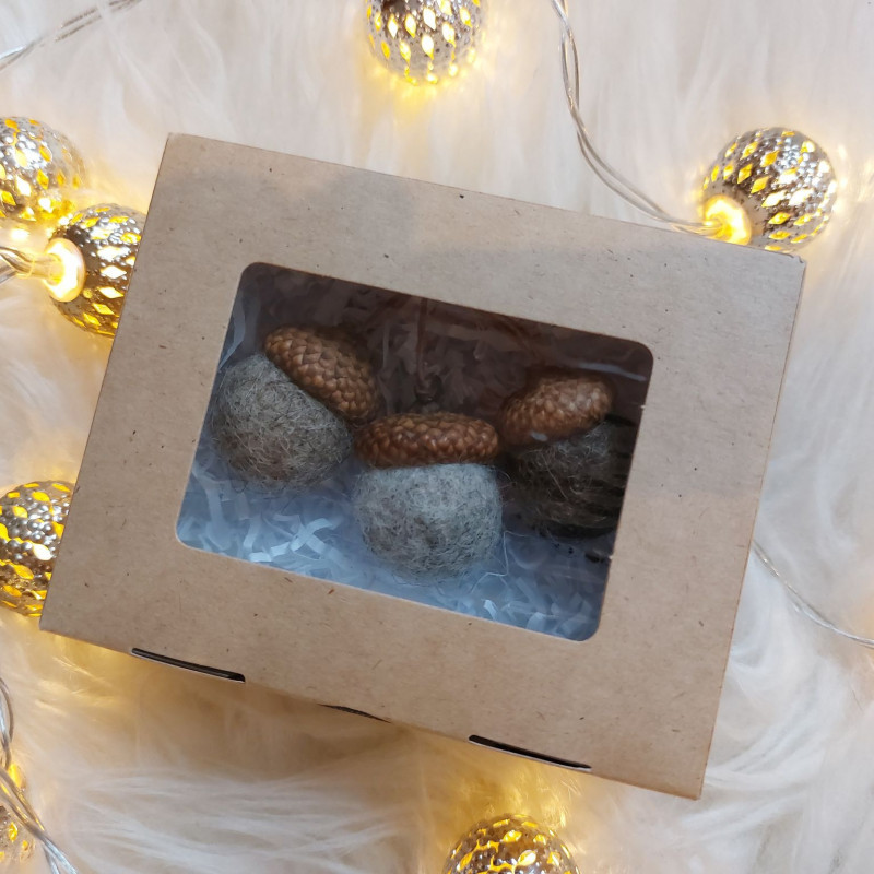 Eglutės žaisliukai „Gilės”