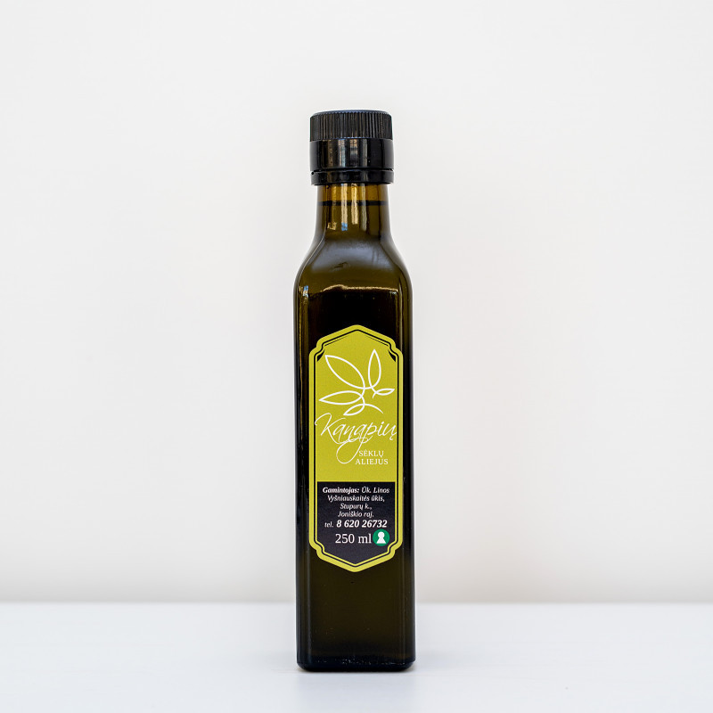 Kanapių sėklų aliejus 250 ml