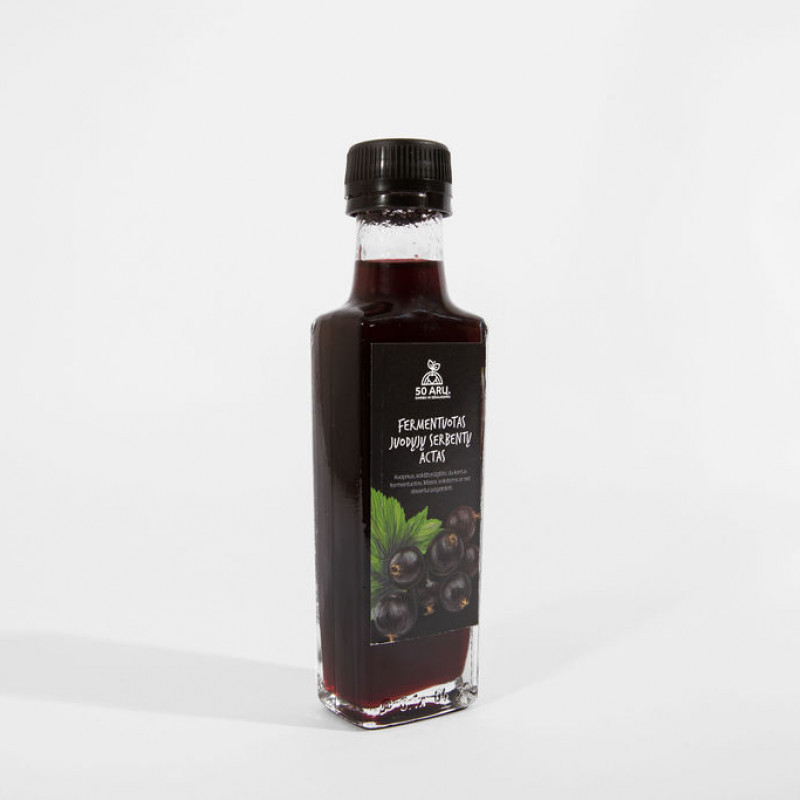 FERMENTUOTAS JUODŲJŲ SERBENTŲ ACTAS (BALZAMINIO TIPO)