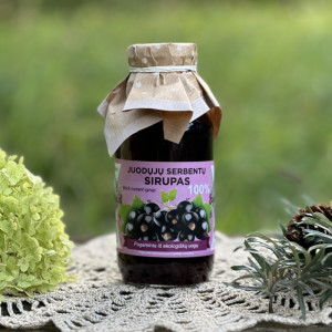 Juodųjų serbentų (Ribes nigrum) sirupas, 300 ml