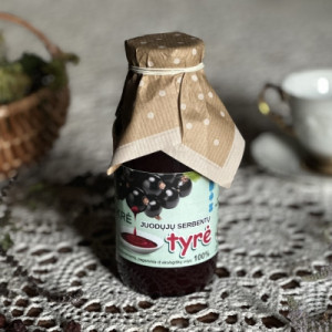 Becukrė juodųjų serbentų (Ribes nigrum) tyrė, 300 ml