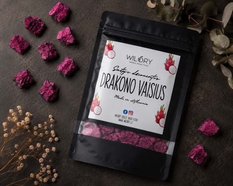 Liofilizuotas drakono vaisius, 24g