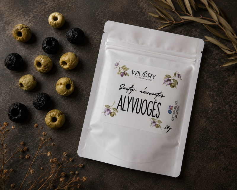 Liofilizuotos alyvuogės 48 g