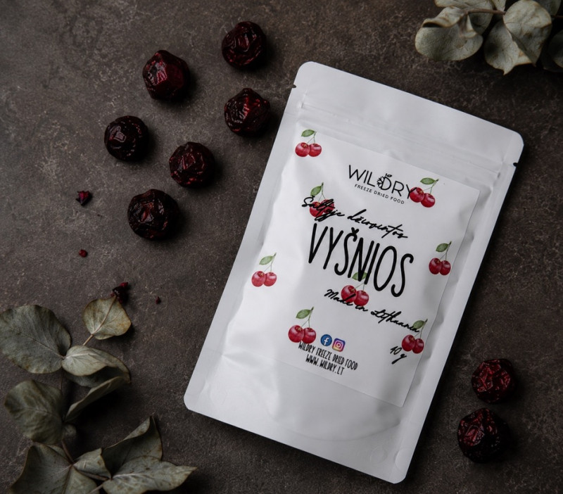 Liofilizuotos vyšnios, 40 g
