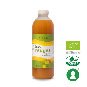 Ekologiškas ciberžolės ir žaliųjų citrinų raugas 1l