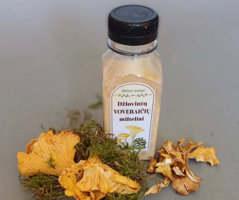 Džiovintų voveraičių milteliai 70g