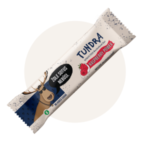 TUNDRA batonėlis su avietėmis