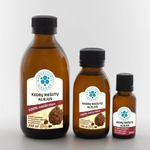 Kedrų riešutų aliejus - 250 ml
