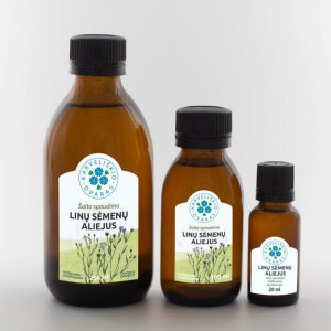 Linų sėmenų aliejus - 250 ml
