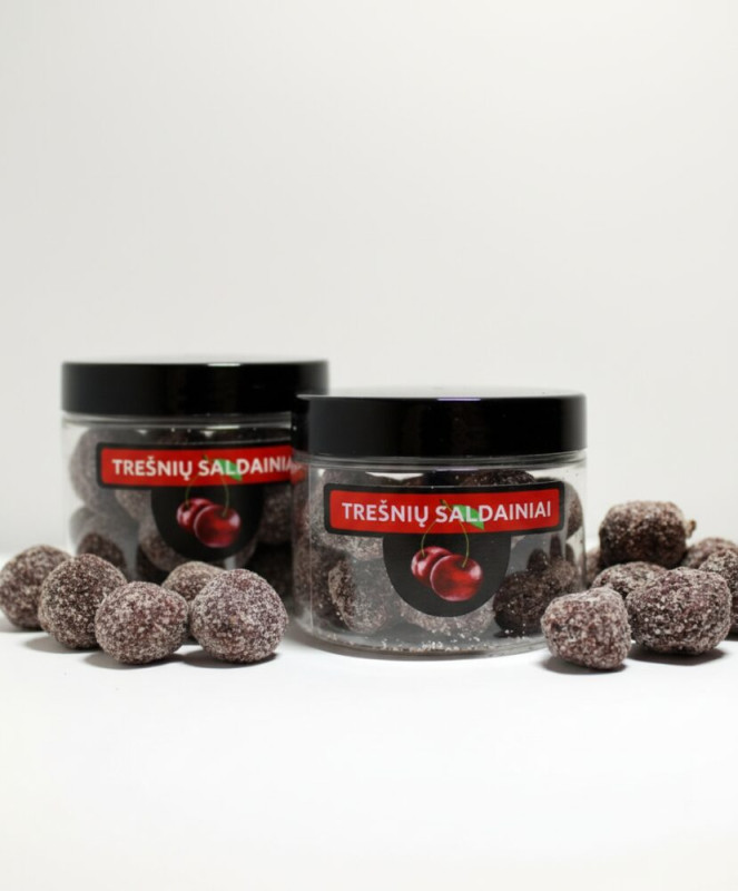 Trešnių saldainiai, be pridėtinio cukraus - 100 gr.