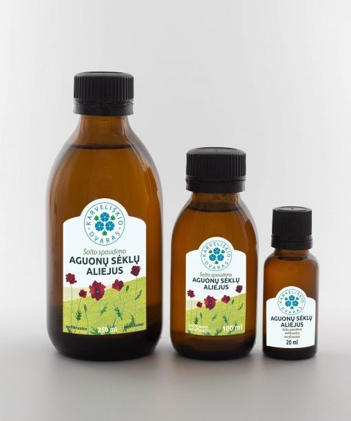 Aguonų sėklų aliejus - 100 ml