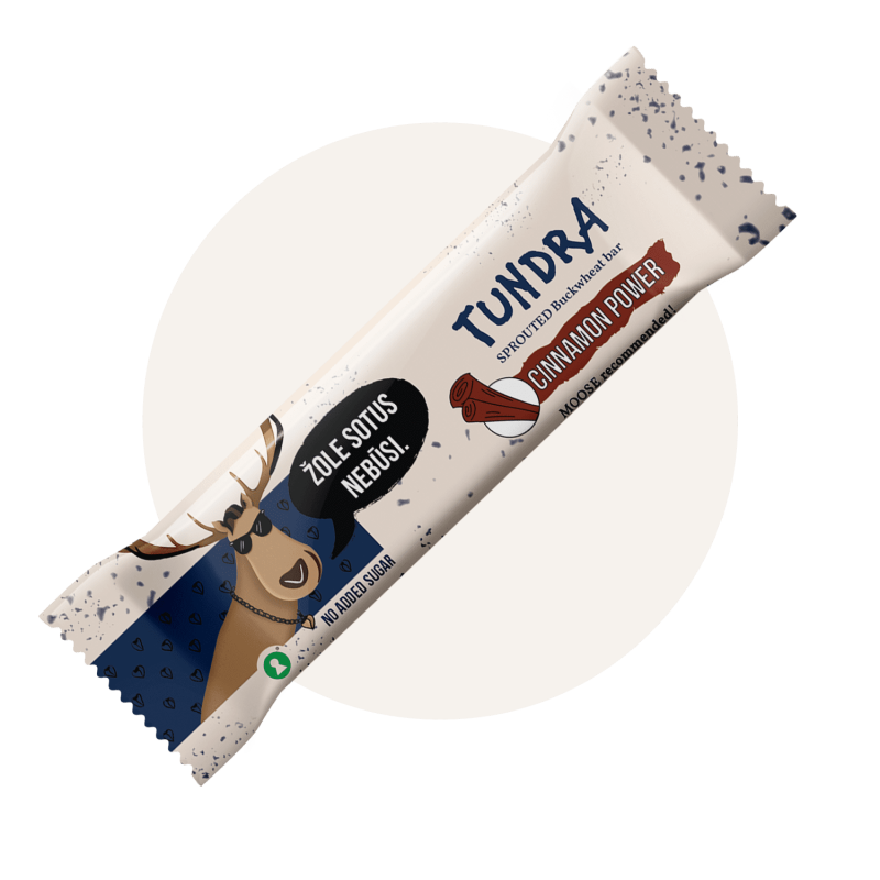 TUNDRA batonėlis su cinamonu